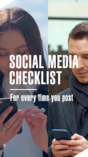 download checklist for social media management.