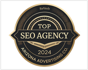 Award for the Top SEO Agency in 2024 from ReVerb