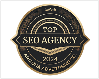 Award for the Top SEO Agency in 2024 from ReVerb